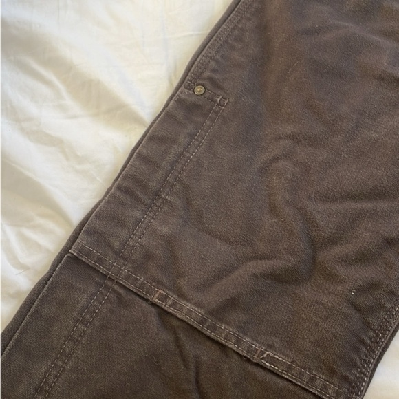 Carhartt Dark Brown Work Overalls - Picture 3 of 9